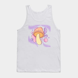 Groovy purple mushroom Tank Top